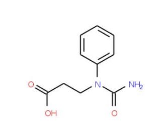 3-(1-Phenyl-ureido)-propionic acid - chemical structure image