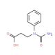 3-(1-Phenyl-ureido)-propionic acid - chemical structure image