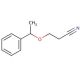 3-(1-phenylethoxy)propanenitrile - chemical structure image