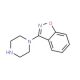 3-(1-Piperazinyl)-1,2-benzisoxazole (CAS 87691-89-2) - chemical structure image