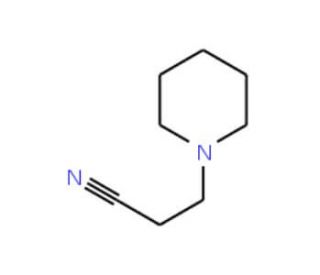 3-(1-Piperidino)propionitrile (CAS 3088-41-3) - chemical structure image