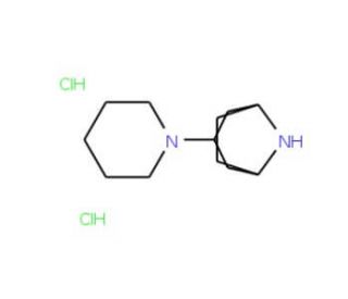 3-(1-Piperidinyl)-8-azabicyclo[3.2.1]octanedihydrochloride - chemical structure image