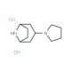 3-(1-Pyrrolidinyl)-8-azabicyclo[3.2.1]octanedihydrochloride - chemical structure image