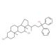 3,12-Dihydroxy-nor-cholanyldiphenylcarbinol (CAS 83116-96-5) - chemical structure image