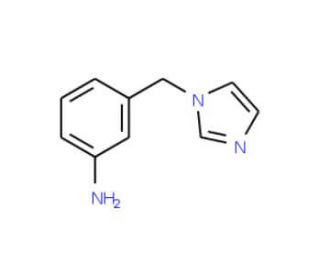 3-(1H-Imidazol-1-ylmethyl)aniline (CAS 120107-85-9) - chemical structure image