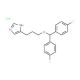 3-(1H-Imidazol-4-yl)propyl di(p-fluorophenyl)methyl ether hydrochloride (CAS 182069-10-9) - chemical structure image