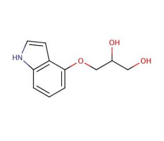 3-(1H-Indol-4-yloxy)-1,2-propanediol - chemical structure image