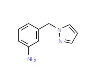 3-(1H-pyrazol-1-ylmethyl)aniline (CAS 892502-09-9) - chemical structure image