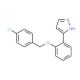 3-{2-[(4-Chlorobenzyl)oxy]phenyl}-1H-pyrazole - chemical structure image