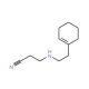 3-{[2-(1-Cyclohexen-1-yl)ethyl]-amino}propanenitrile - chemical structure image