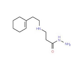 3-{[2-(1-Cyclohexen-1-yl)ethyl]-amino}propanohydrazide - chemical structure image