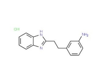 3-[2-(1H-Benzoimidazol-2-yl)-ethyl]-phenylamine hydrochloride - chemical structure image