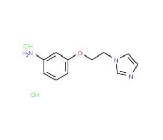 3-[2-(1H-imidazol-1-yl)ethoxy]aniline dihydrochloride - chemical structure image