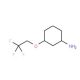 3-(2,2,2-trifluoroethoxy)cyclohexanamine - chemical structure image