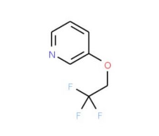 3-(2,2,2-trifluoroethoxy)pyridine - chemical structure image