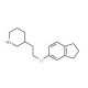 3-[2-(2,3-Dihydro-1H-inden-5-yloxy)ethyl]-piperidine - chemical structure image