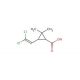 3-(2,2-dichlorovinyl)-2,2-dimethylcyclopropanecarboxylic acid (CAS 55701-05-8) - chemical structure image
