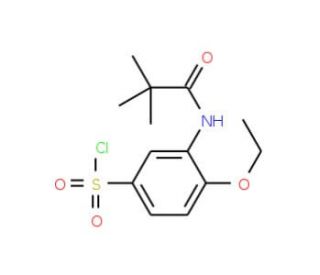 3-(2,2-Dimethyl-propionylamino)-4-ethoxy-benzene sulfonyl chloride - chemical structure image