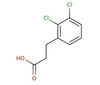 3-(2,3-dichlorophenyl)propanoic acid (CAS 57915-79-4) - chemical structure image