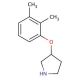 3-(2,3-Dimethylphenoxy)pyrrolidine - chemical structure image
