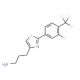 3-{2-[3-Fluoro-4-(trifluoromethyl)phenyl]-1,3-thiazol-4-yl}-1-propanamine - chemical structure image
