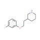 3-[2-(3-Fluorophenoxy)ethyl]piperidine - chemical structure image
