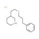 3-[2-(3-Phenylpropoxy)ethyl]piperidine hydrochloride - chemical structure image