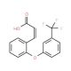 3-{2-[3-(Trifluoromethyl)phenoxy]phenyl}-acrylic acid - chemical structure image