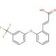 3-{2-[3-(Trifluoromethyl)phenoxy]phenyl}acrylic acid - chemical structure image