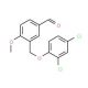 3-(2,4-Dichloro-phenoxymethyl)-4-methoxy-benzaldehyde - chemical structure image