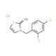 3-(2,4-dichlorobenzyl)-1,3-thiazol-2(3H)-imine hydrochloride - chemical structure image