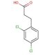 3-(2,4-Dichlorophenyl)propionic acid (CAS 55144-92-8) - chemical structure image