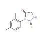 3-(2,4-dimethylphenyl)-2-mercapto-3,5-dihydro-4H-imidazol-4-one - chemical structure image