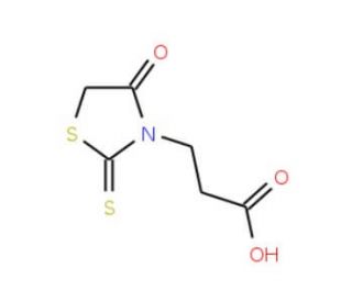 N-Carboxyethylrhodanine (CAS 7025-19-6) - chemical structure image