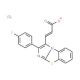 3-[2-(4-Fluoro-phenyl)-benzo[d]imidazo[2,1-b]-thiazol-3-yl]-acrylic acid sodium salt - chemical structure image
