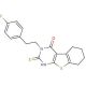 3-[2-(4-Fluoro-phenyl)-ethyl]-2-mercapto-5,6,7,8-tetrahydro-3H-benzo[4,5]thieno[2,3-d]pyrimidin-4-one - chemical structure im