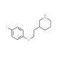 3-[2-(4-Fluorophenoxy)ethyl]piperidine - chemical structure image