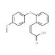 3-[2-(4-Methoxyphenoxy)phenyl]acrylic acid - chemical structure image