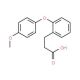 3-[2-(4-Methoxyphenoxy)phenyl]propanoic acid - chemical structure image