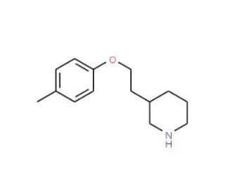 3-[2-(4-Methylphenoxy)ethyl]piperidine - chemical structure image