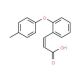 3-[2-(4-Methylphenoxy)phenyl]acrylic acid - chemical structure image