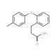 3-[2-(4-Methylphenoxy)phenyl]propanoic acid - chemical structure image