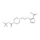 3-{2-[4-(tert-Butoxycarbonyl)piperazino]ethoxy}-2-thiophenecarboxylic acid - chemical structure image