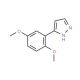 3-(2,5-Dimethoxyphenyl)-1H-pyrazole (CAS 181122-45-2) - chemical structure image