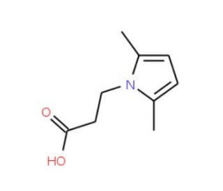 3-(2,5-Dimethyl-1H-pyrrol-1-yl)propanoic acid - chemical structure image