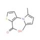 3-(2,5-dimethyl-1H-pyrrol-1-yl)thiophene-2-carboxylic acid (CAS 477888-48-5) - chemical structure image