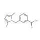 3-(2,5-Dimethyl-pyrrol-1-ylmethyl)-benzoic acid (CAS 884001-35-8) - chemical structure image