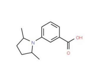 3-(2,5-Dimethyl-pyrrolidin-1-yl)-benzoic acid - chemical structure image