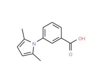 3-(2,5-Dimethylpyrrol-1-yl)benzoic acid (CAS 26180-28-9) - chemical structure image