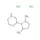 3-(2,5-dimethylpyrrolidin-1-yl)piperidine dihydrochloride - chemical structure image